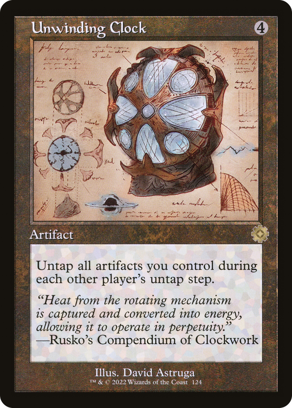 Unwinding Clock (brr)