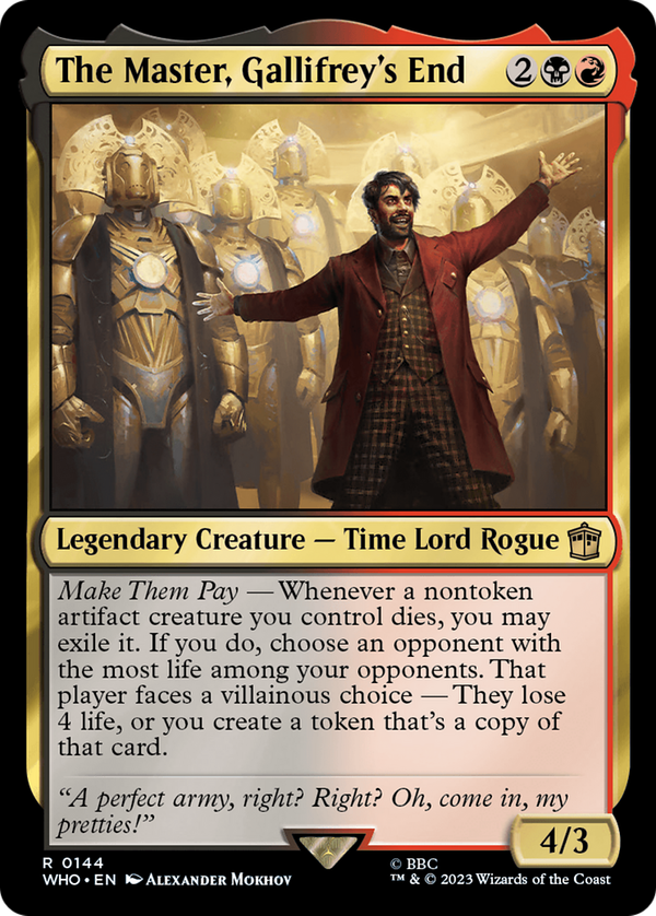 The Master, Gallifrey's End (who)