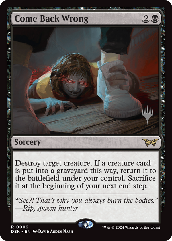 Come Back Wrong (pdsk)