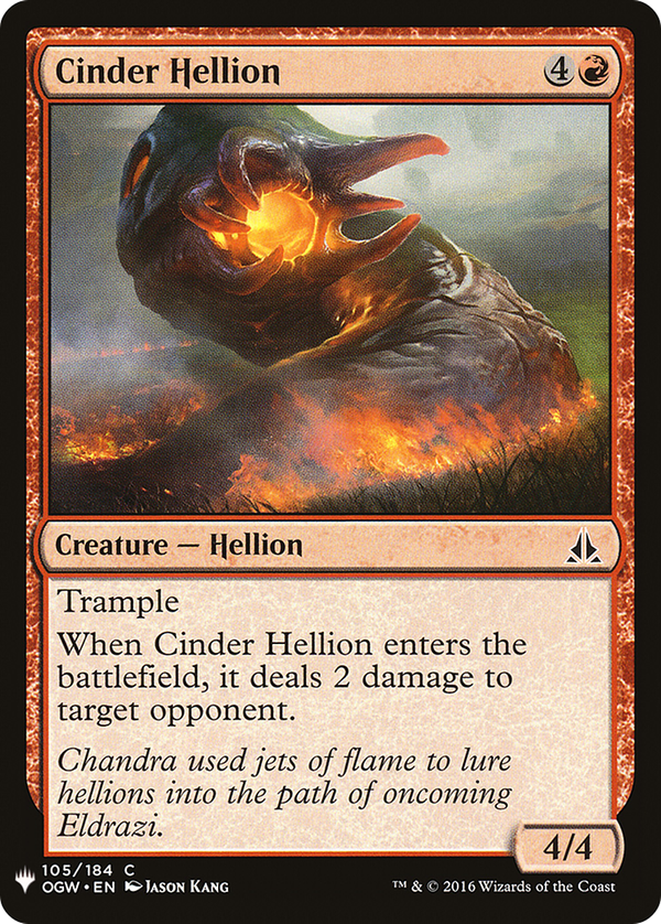 Cinder Hellion (plst)
