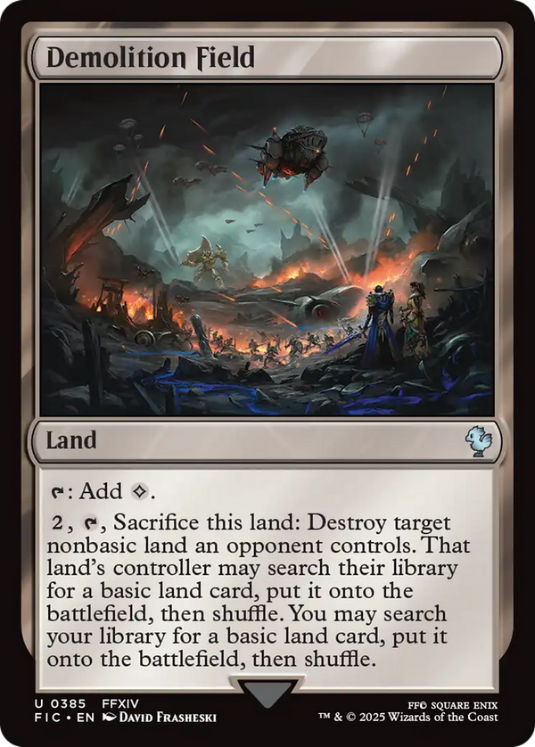 Demolition Field (fic)