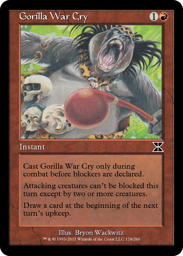 Gorilla War Cry (me4)