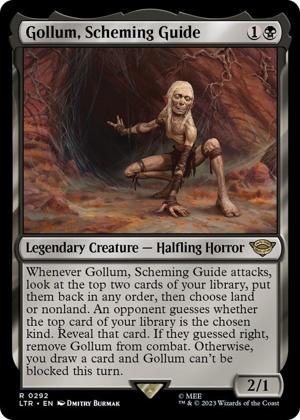Gollum, Scheming Guide (ltr)
