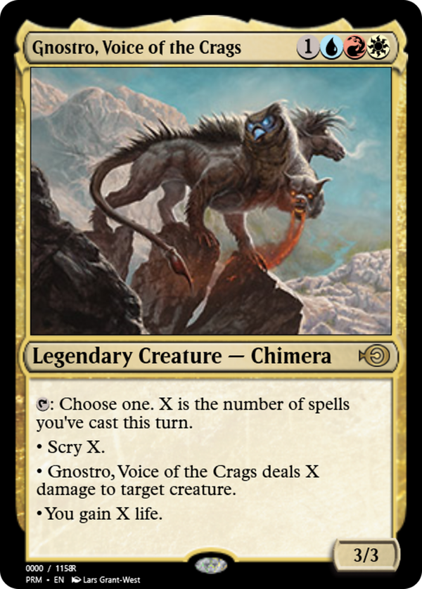 Gnostro, Voice of the Crags (prm)