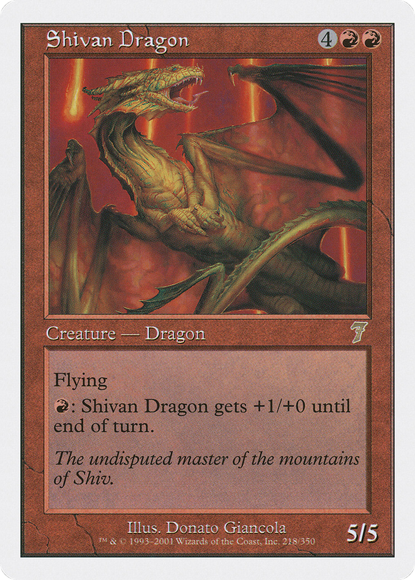 Shivan Dragon (7ed)