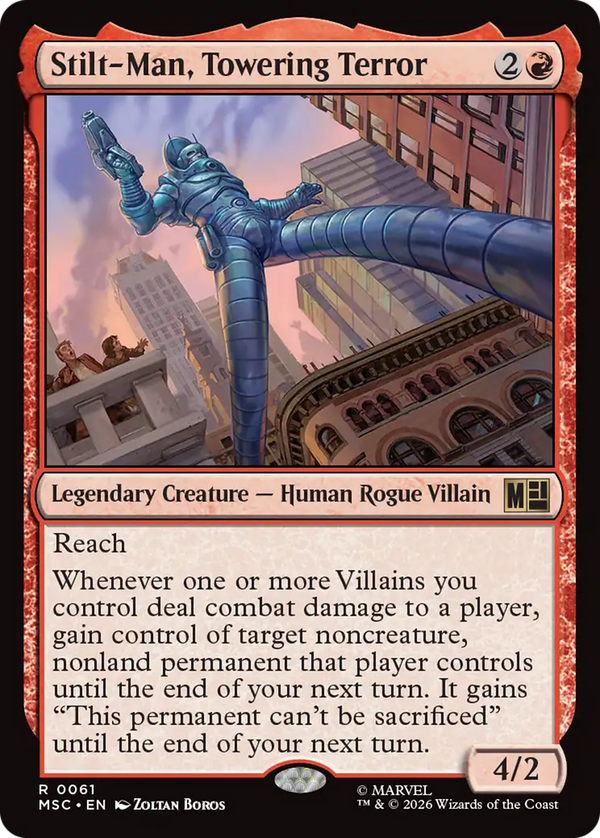 Stilt-Man, Towering Terror (msc)