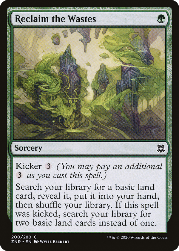 Reclaim the Wastes (znr)