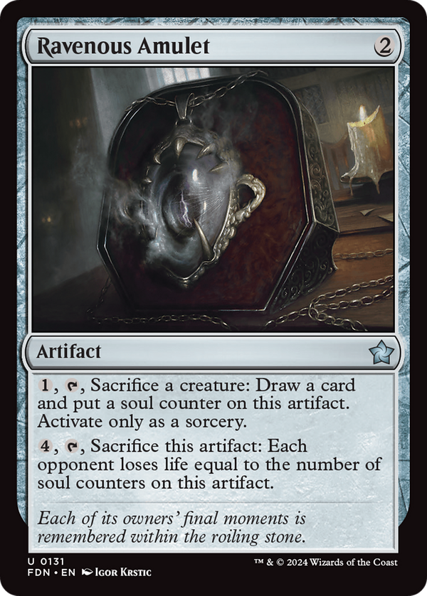Ravenous Amulet (fdn)