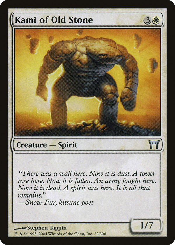 Kami of Old Stone (chk)