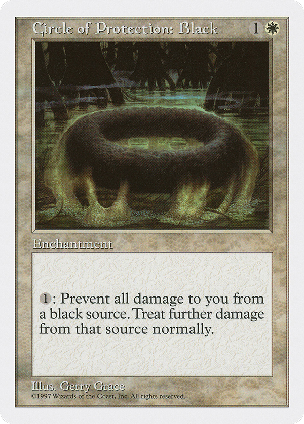 Circle of Protection: Black (5ed)