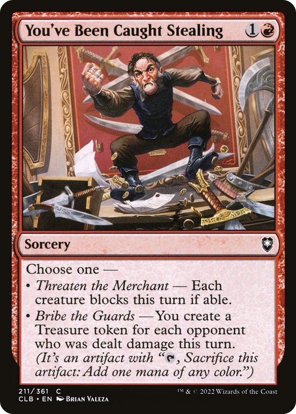 You've Been Caught Stealing (clb)