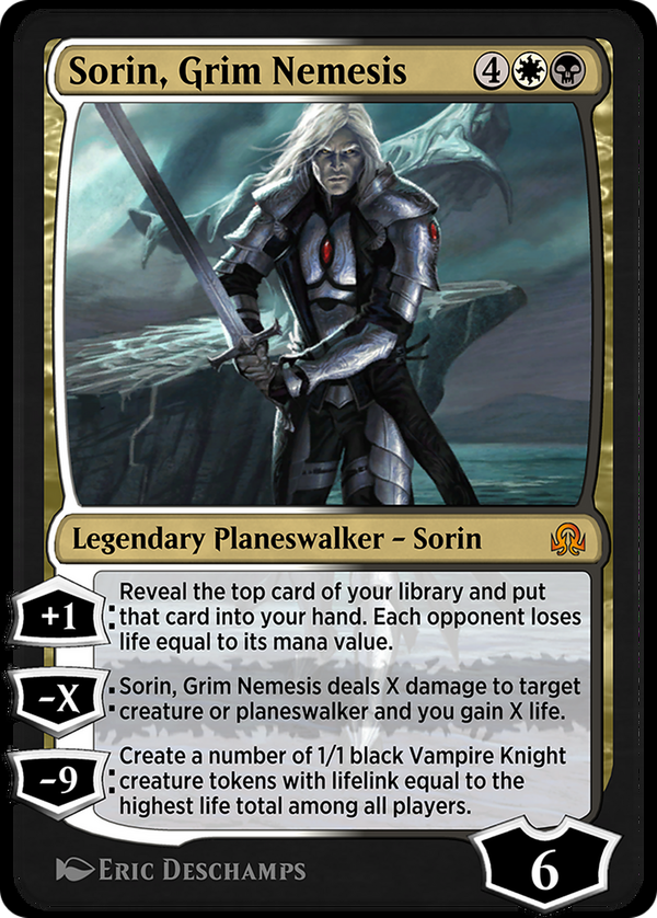 Sorin, Grim Nemesis (sir)