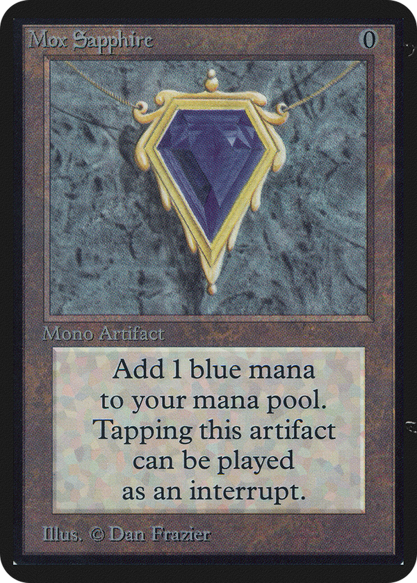 Mox Sapphire (lea)