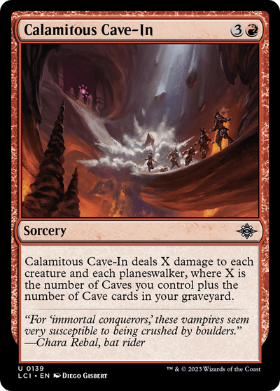 Calamitous Cave-In