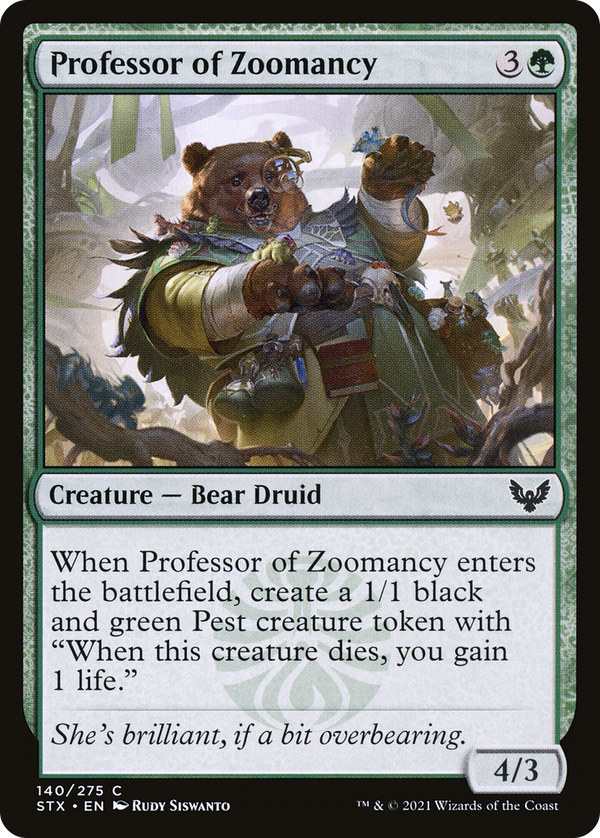 Professor of Zoomancy (stx)
