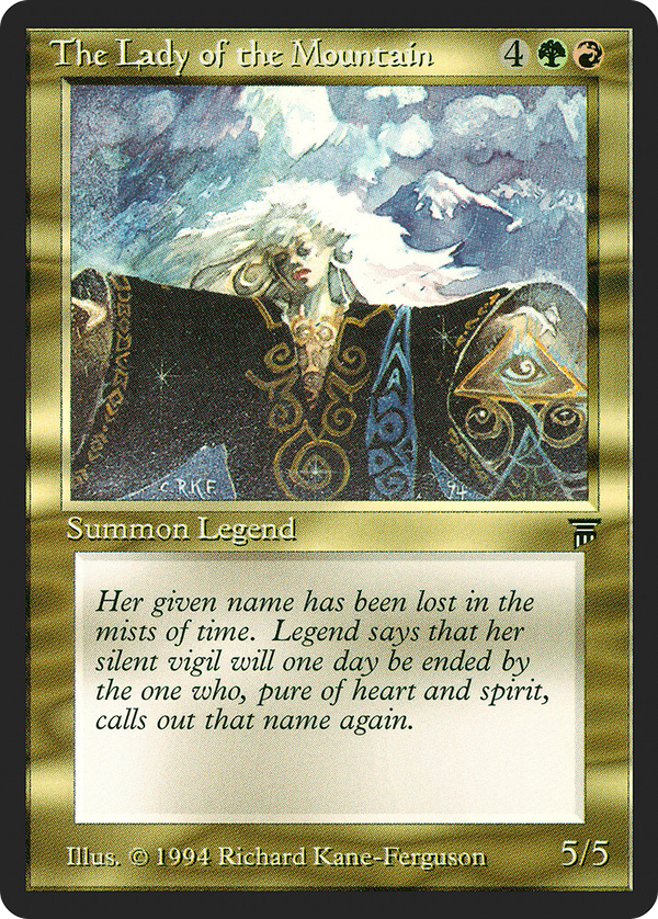The Lady of the Mountain (leg)