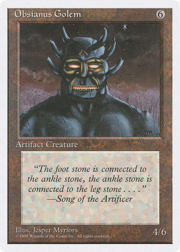 Obsianus Golem (4ed)