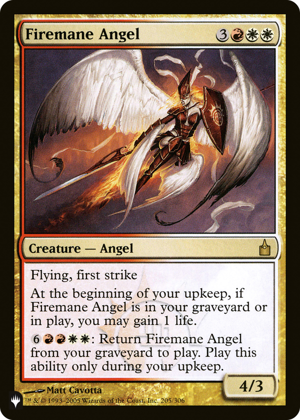 Firemane Angel (plst)