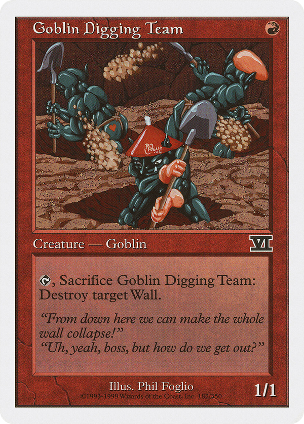 Goblin Digging Team (6ed)