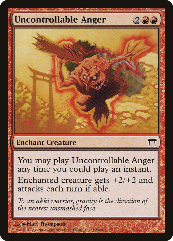 Uncontrollable Anger (chk)