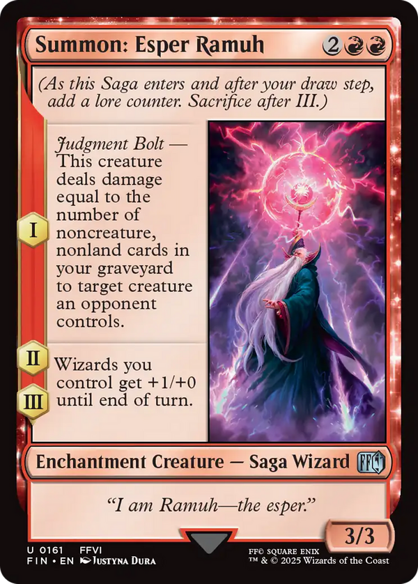 Summon: Esper Ramuh (fin)