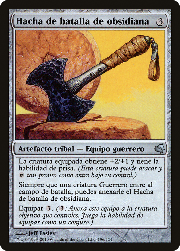 Obsidian Battle-Axe (ps11)