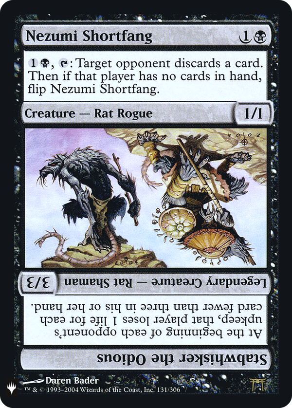 Nezumi Shortfang // Stabwhisker the Odious (plst)