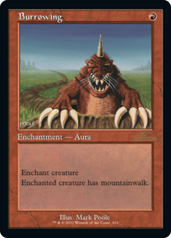 Burrowing (30a)