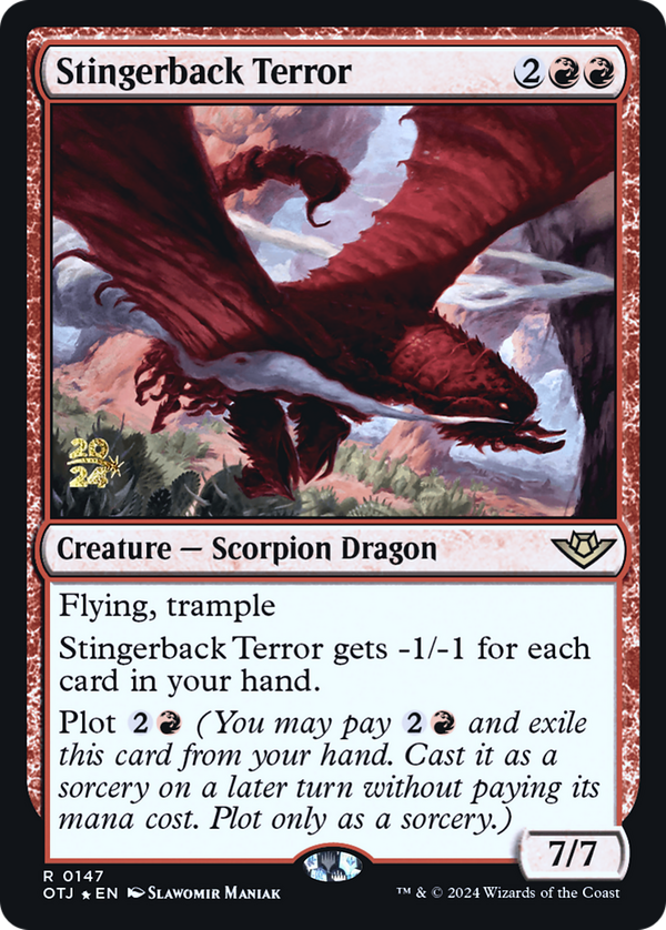 Stingerback Terror (potj)