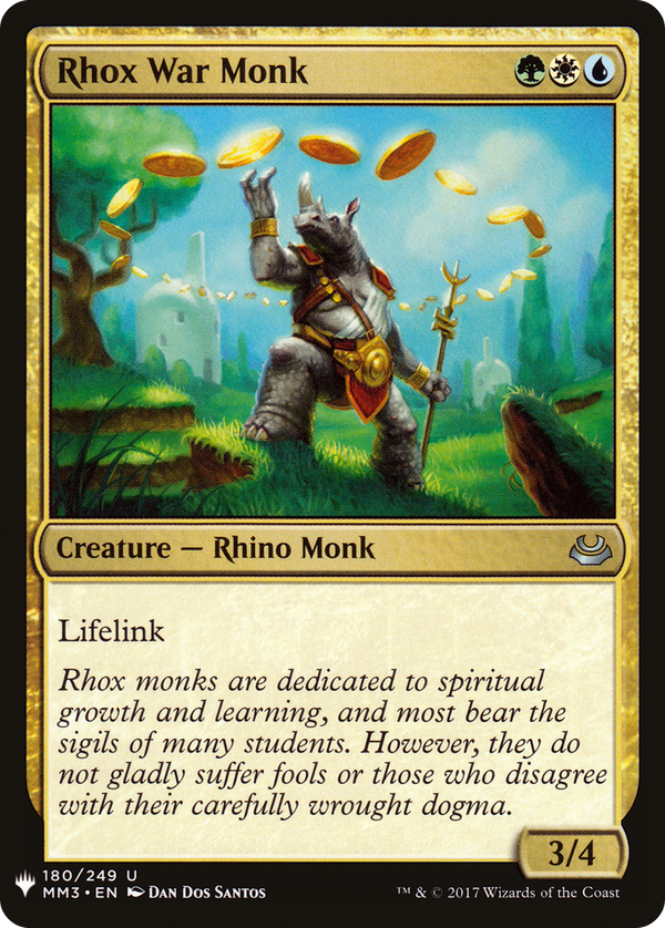 Rhox War Monk (plst)