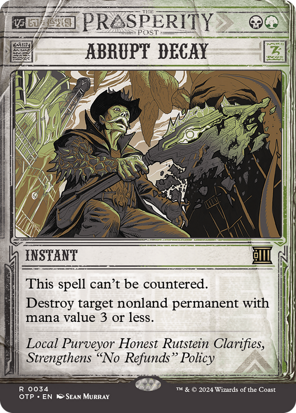 Abrupt Decay (otp)
