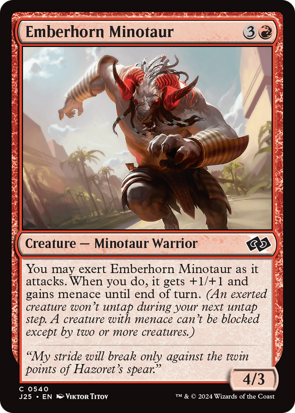 Emberhorn Minotaur (j25)