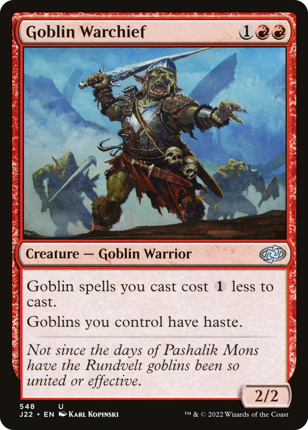 Goblin Warchief (j22)