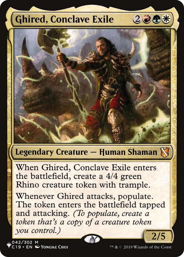 Ghired, Conclave Exile (plst)