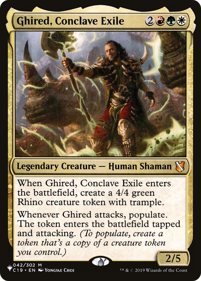 Ghired, Conclave Exile