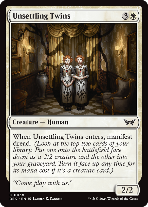 Unsettling Twins (dsk)