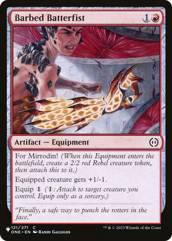 Barbed Batterfist (plst)