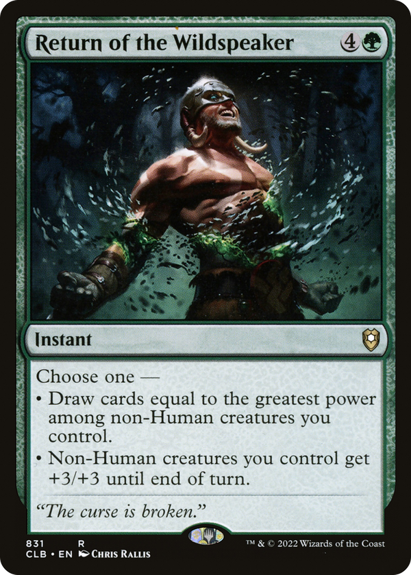 Return of the Wildspeaker (clb)