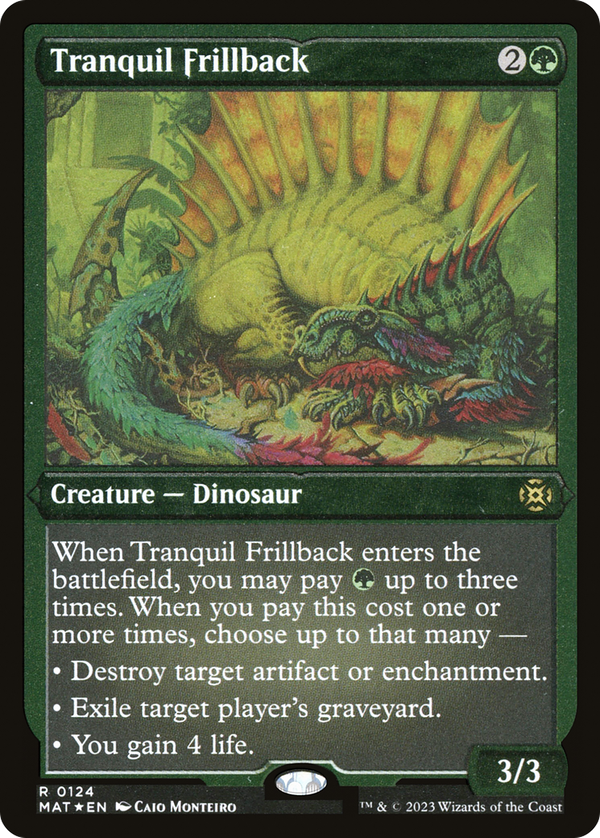 Tranquil Frillback (mat)