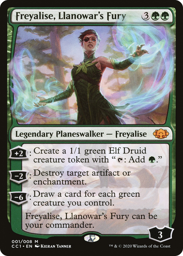Freyalise, Llanowar's Fury (cc1)