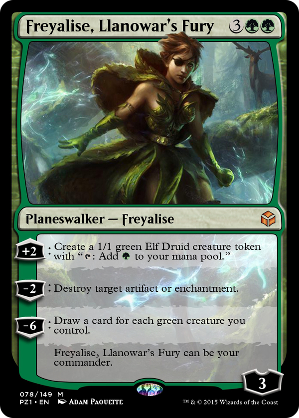 Freyalise, Llanowar's Fury (pz1)