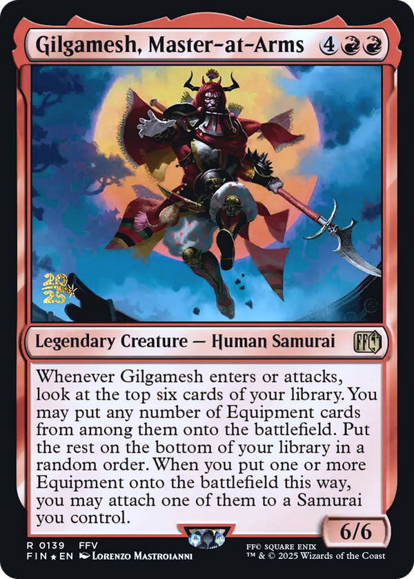Gilgamesh, Master-at-Arms (pfin)