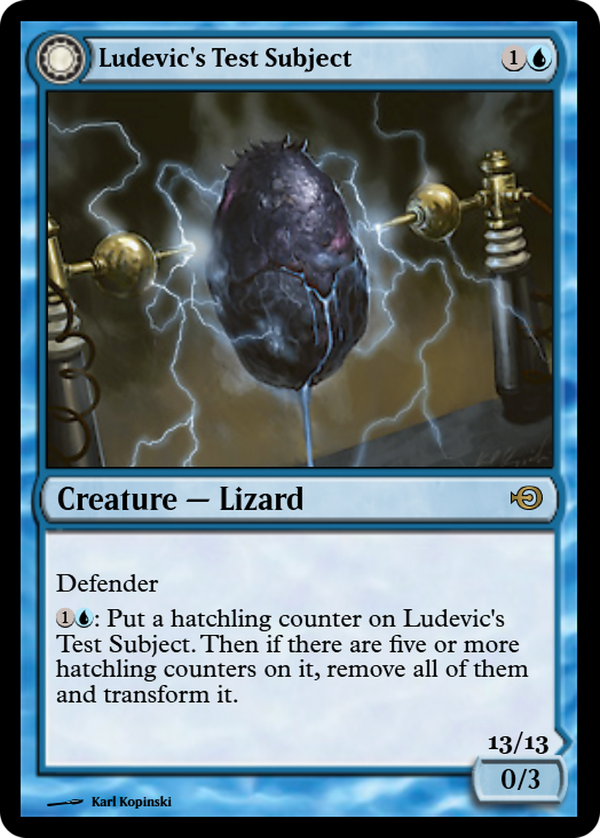Ludevic's Test Subject // Ludevic's Abomination (prm)