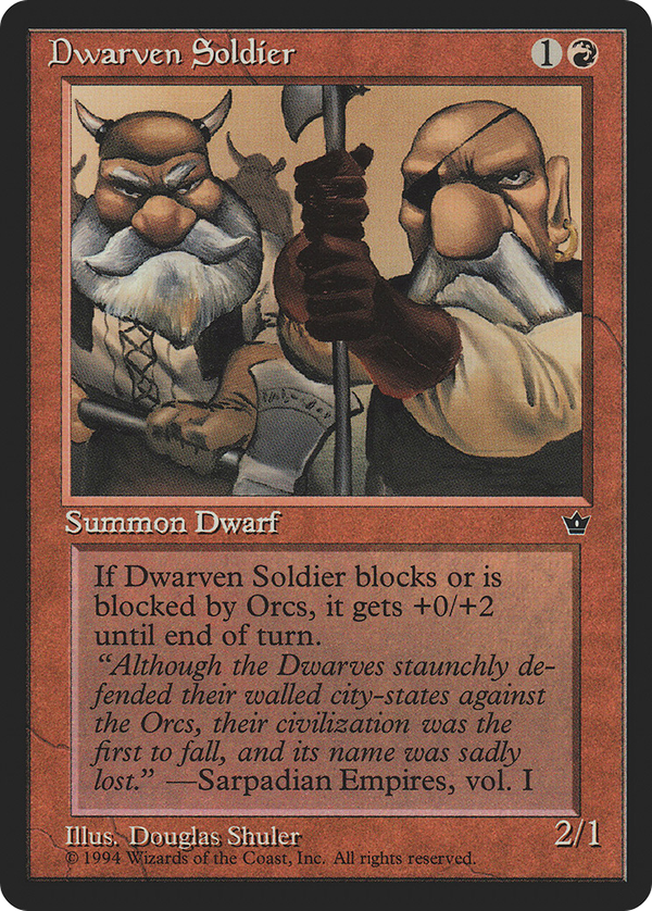 Dwarven Soldier (fem)