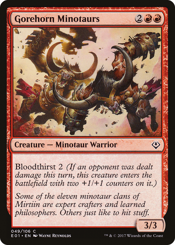 Gorehorn Minotaurs (e01)