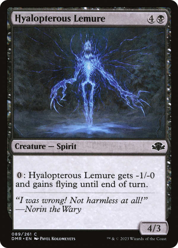 Hyalopterous Lemure (dmr)