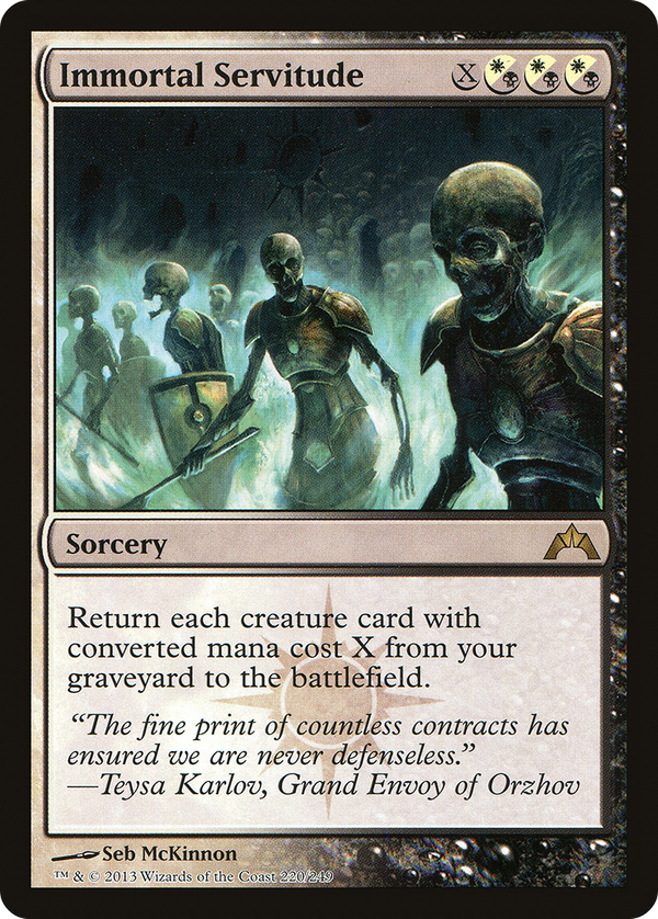 Immortal Servitude (gtc)