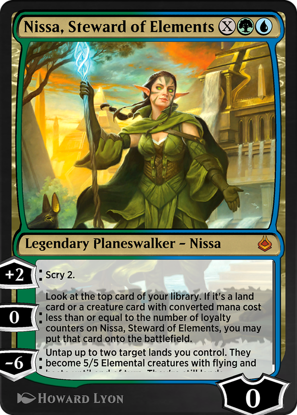 Nissa, Steward of Elements (akr)