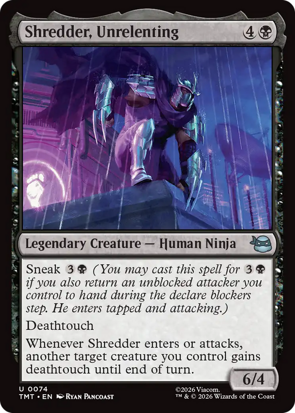 Shredder, Unrelenting (tmt)