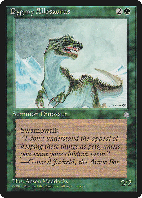 Pygmy Allosaurus (ice)